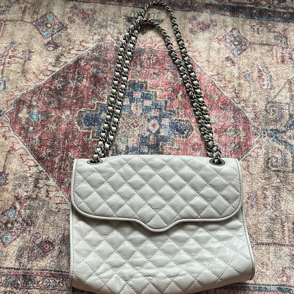 grey rebecca minkoff purse